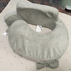 My Brest Friend Nursing Pillow + 2 Velvet Covers (Sage & Yellow)